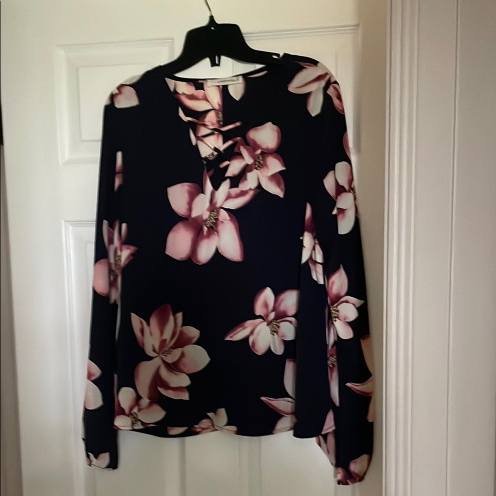 Floral Long Sleeve Women's Top